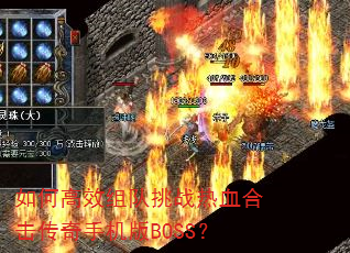��θ�Ч�����ս��Ѫ�ϻ������ֻ���BOSS��